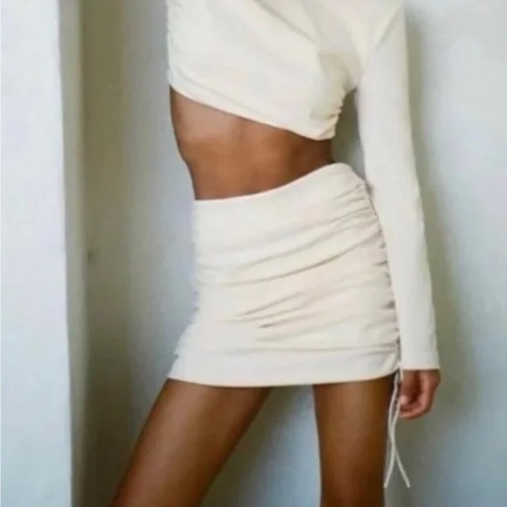 Zara Size S White Mini Skirt